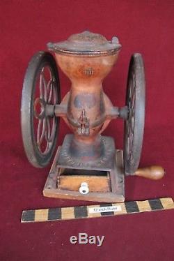 Antique Enterprise No 2 (Small 8.75 wheel model) Cast Iron Coffee Grinder nice
