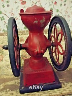 Antique Enterprise Philadelphia Pa. Coffee Grinder Mill No. #2 Lovely Detail