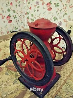 Antique Enterprise Philadelphia Pa. Coffee Grinder Mill No. #2 Lovely Detail