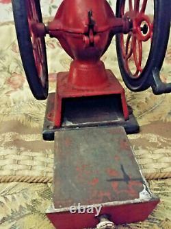 Antique Enterprise Philadelphia Pa. Coffee Grinder Mill No. #2 Lovely Detail