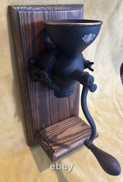 Antique Enterprise Wall Mounted Coffee Grinder
