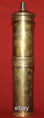 Antique European Brass Food Nuts Coffee Grinder Mill