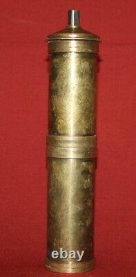 Antique European Brass Food Nuts Coffee Grinder Mill