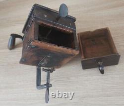 Antique European coffee mill coffee grinder