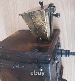 Antique European coffee mill coffee grinder