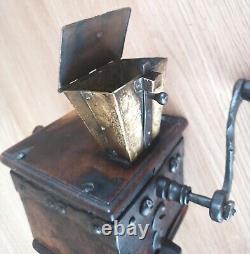 Antique European coffee mill coffee grinder