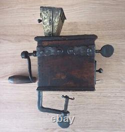 Antique European coffee mill coffee grinder