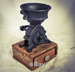 Antique FAJADET TOULOUSE Coffee Grinder Mill Moulin Molinillo Cafe Kaffeemühle