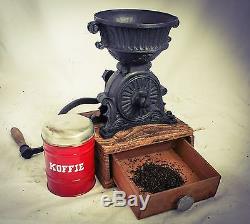 Antique FAJADET TOULOUSE Coffee Grinder Mill Moulin Molinillo Cafe Kaffeemühle