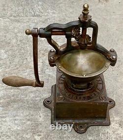 Antique FRERES PEUGEOT BREVETES S. G. D. G Coffee Grinder model A 1 19th Century