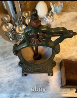 Antique FRERES PEUGEOT BREVETES S. G. D. G Coffee Grinder model A 1 19th Century