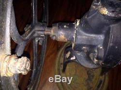 Antique Fairbanks & Morse Co Chicago Double Wheel Cast Iron #7 Coffee Grinder