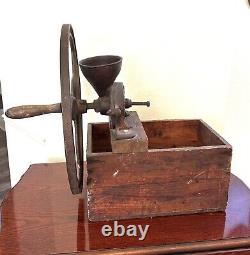 Antique Family Crist Big Mill Coffee Grinder