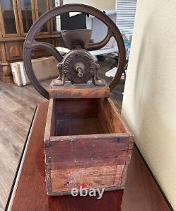 Antique Family Crist Big Mill Coffee Grinder