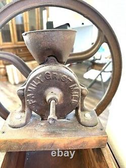 Antique Family Crist Big Mill Coffee Grinder