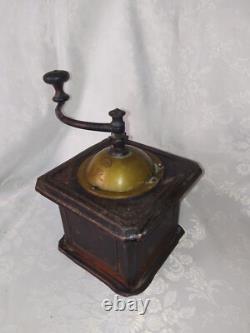 Antique French Coffee Grinder Peugeot Frères Hand Mill S. G. D. G. Brevete. RARE