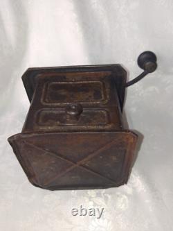 Antique French Coffee Grinder Peugeot Frères Hand Mill S. G. D. G. Brevete. RARE