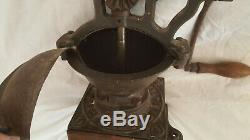 Antique French Peugeot Cast iron Coffee Grinder / Mill Model A1 circa 1890