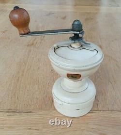 Antique French Peugeot Freres Coffee Mill Grinder A Rare Shape Collectable