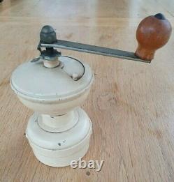 Antique French Peugeot Freres Coffee Mill Grinder A Rare Shape Collectable