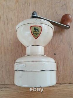 Antique French Peugeot Freres Coffee Mill Grinder A Rare Shape Collectable