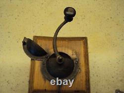 Antique French Peugeot Freres Doubs Hand Mill Coffee Grinder Vintage