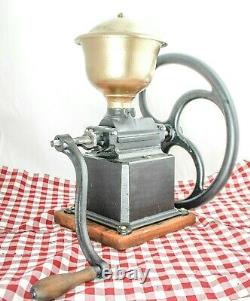 Antique GOLDENBERG 3 Coffee Grinder Mill Cast-Iron Moulin Molinillo Cafe RARE