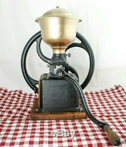 Antique GOLDENBERG 3 Coffee Grinder Mill Cast-Iron Moulin Molinillo Cafe RARE