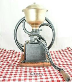 Antique GOLDENBERG 3 Coffee Grinder Mill Cast-Iron Moulin Molinillo Cafe RARE