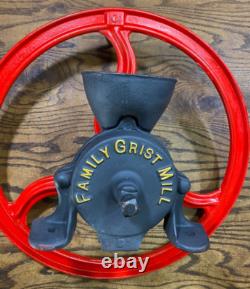Antique General Store Counter COFFEE GRINDER / Vintage Bean Grinding Mill