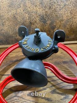 Antique General Store Counter COFFEE GRINDER / Vintage Bean Grinding Mill