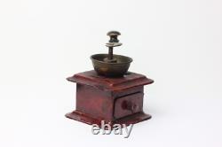 Antique German Dollhouse Rock & Graner Painted Coffee Grinder Kitchen Miniature