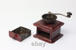 Antique German Dollhouse Rock & Graner Painted Coffee Grinder Kitchen Miniature