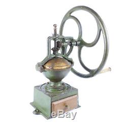 Antique German LEINBROCK's JDEAL No. 1 Cast Iron Coffee mill Grinder 1900's