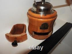 Antique German round Coffee mill grinder Armin Trösser collectors item WOW
