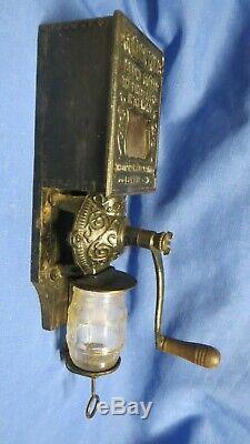 Antique Golden Rule Wall Mount Coffee Grinder