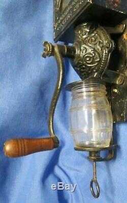 Antique Golden Rule Wall Mount Coffee Grinder