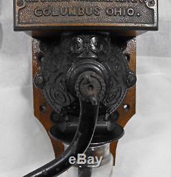 Antique Golden Rule cast iron coffee grinder general store BEST OF THE BEST