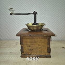 Antique HASENCLEVER Coffee Grinder Mill Moulin Cafe Molinillo Macinacaffe Koffie