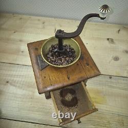 Antique HASENCLEVER Coffee Grinder Mill Moulin Cafe Molinillo Macinacaffe Koffie