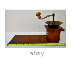 Antique Hand Crank Coffee Grinder Hand-Made In Austria