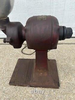 Antique Holwick 4A Coffee Mill Grinder, Robbins & Myers Motor, Original Paint