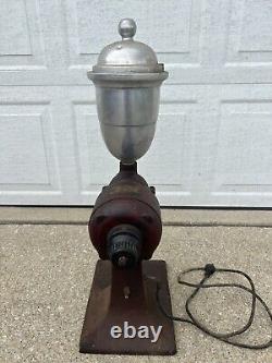 Antique Holwick 4A Coffee Mill Grinder, Robbins & Myers Motor, Original Paint