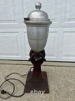 Antique Holwick 4A Coffee Mill Grinder, Robbins & Myers Motor, Original Paint