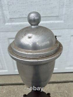 Antique Holwick 4A Coffee Mill Grinder, Robbins & Myers Motor, Original Paint