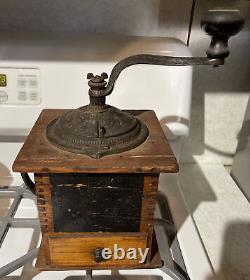 Antique Imperial Arcade Home Coffee Mill Grinder No. 767 Circa Late 1800's