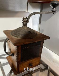 Antique Imperial Arcade Home Coffee Mill Grinder No. 767 Circa Late 1800's