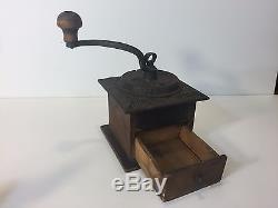 Antique Imperial No 557 Cast Iron Coffee Mill Grinder Arcade Mfg Co
