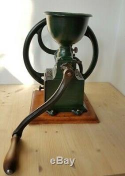 Antique Industrial Cast Iron Balance Wheel Coffee Grinder Peugeot Freres C 2