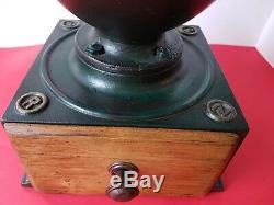 Antique Industrial Cast Iron Balance Wheel Coffee Grinder Zassenhaus N. 3 Germany